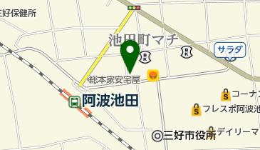 八千代食堂の地図画像