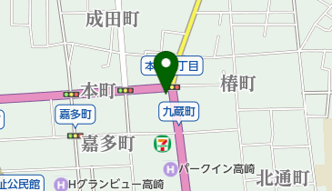 カレースタンド バイマイ 高崎店の地図画像