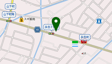 からやま愛知西尾店の地図画像