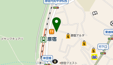 吉そば 原宿店の地図画像