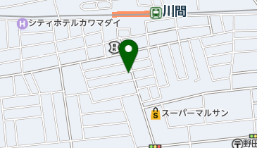 居酒屋 川間らーめんの地図画像