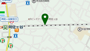 ハチカフェ 阿佐ヶ谷店の地図画像