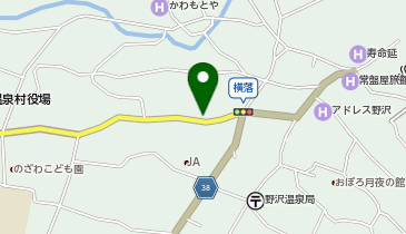 野沢自由劇場の地図画像