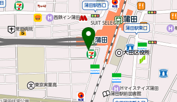 バーガーキング 蒲田駅東急口店の地図画像