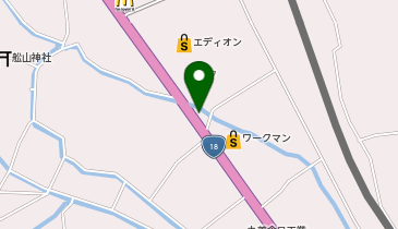 エービースタイル 千曲店の地図画像