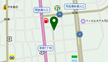 ゑびすうどん 苅田店の地図画像
