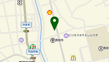 青い雲の地図画像