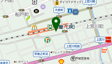 千里しゃぶちん 芦屋モンテメール店の地図画像