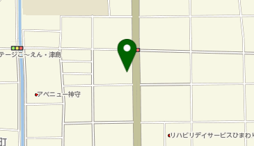 浜木綿 津島店の地図画像