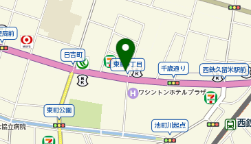 くるめ串雄源の地図画像
