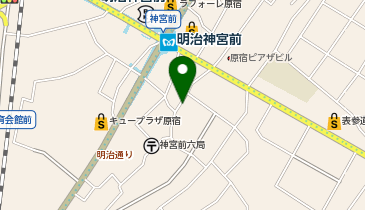 東京たらこスパゲティ 原宿表参道店の地図画像