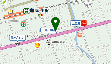 ナマステ ガネーシャ マハル 芦屋店の地図画像