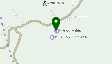 神戸六甲迎賓館ホテル レストラン繁の地図画像