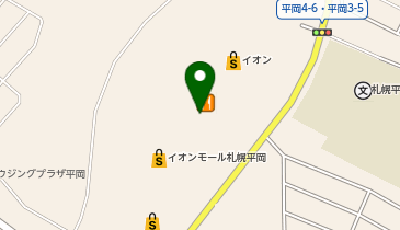 暖龍 イオン平岡店の地図画像