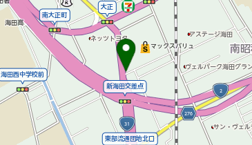 からあげやカリッジュ海田店の地図画像