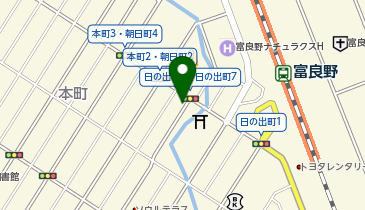 富良野 侘助の地図画像
