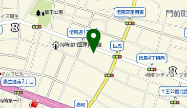 昭和モダン珈琲 茶楽音。 伝馬通店の地図画像