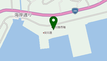 女川魚市場食堂の地図画像