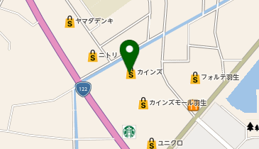カフェブリッコ カインズ羽生店の地図画像