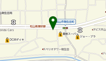 山水園 朝生田店の地図画像