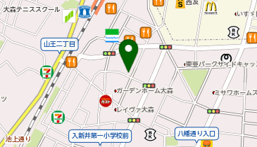 ドンピノキオ 大森店の地図画像