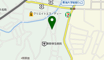 広島スタイルお好み焼くじらの地図画像