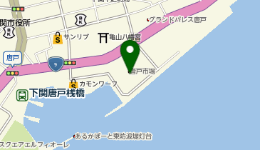 まぐろとかめの地図画像