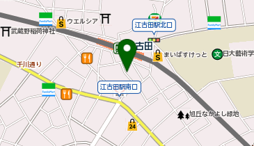 珈琲館江古田店の地図画像