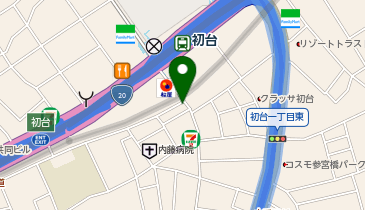 銀だこ酒場初台店の地図画像