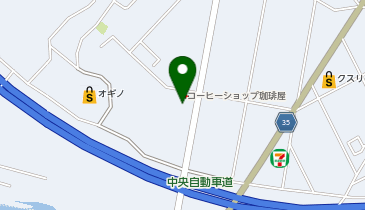 焼肉佐藤の地図画像