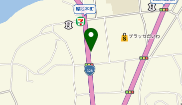 もず食堂の地図画像