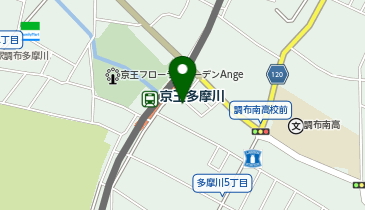 喫茶室 花の地図画像