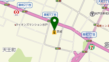 常陸秋そば泉の地図画像