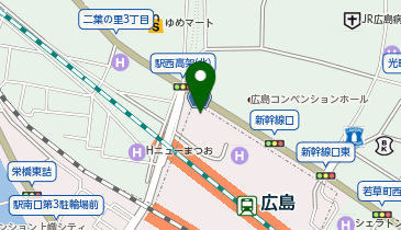 ヴィアイン広島新幹線口の地図画像