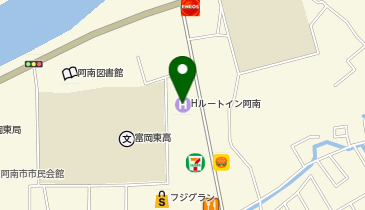 和み ホテルルートイン阿南の地図画像