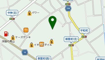 スパイス王国 mini イオンモールとなみ店の地図画像