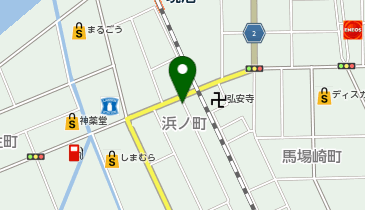 和食処 百彩 浜ノ町店の地図画像