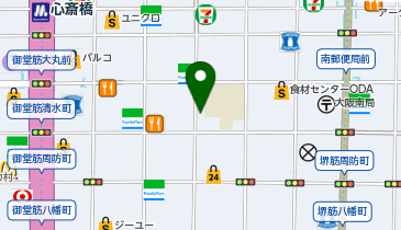 おばんざい八の地図画像
