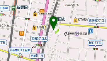 カフェ・ド・クリエ アットインホテル豊田市駅店の地図画像