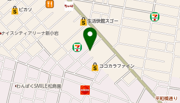 極品辣味 新小岩店の地図画像