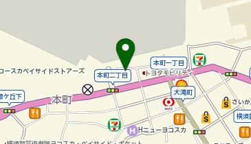 大阪王将 横須賀中央店の地図画像