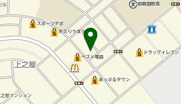 ゆんたくダイニング ひとつぼしの地図画像