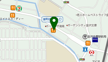 釜利谷珈琲店の地図画像