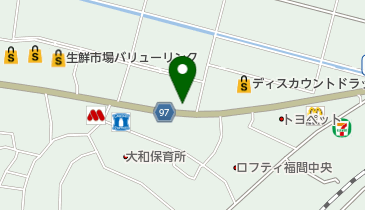 ラーメン通天の地図画像