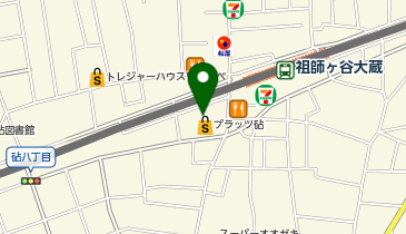 バーガーキング祖師ヶ谷大蔵店の地図画像