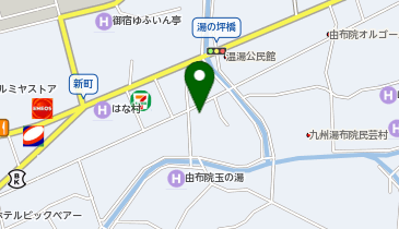 豊後肉汁うどんの地図画像