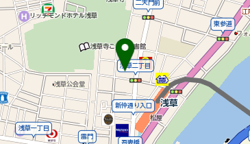 歌謡劇場 馬道の地図画像