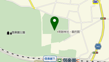 水戸 門のまえの地図画像