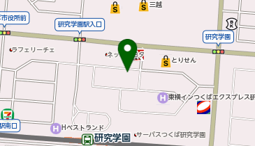 金沢カレー研究所 つくば店の地図画像