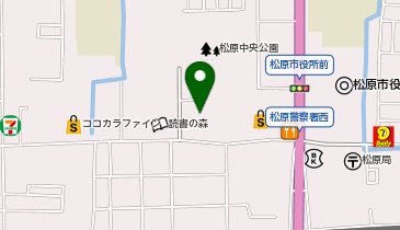 桜珈琲 松原店の地図画像